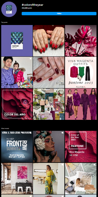 Screenshot Colour of the Year