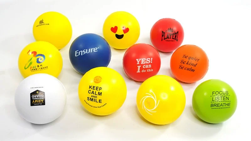 Illustration of stress ball to emphasize HR centric gifts as a corporate gift idea in Malaysia. 