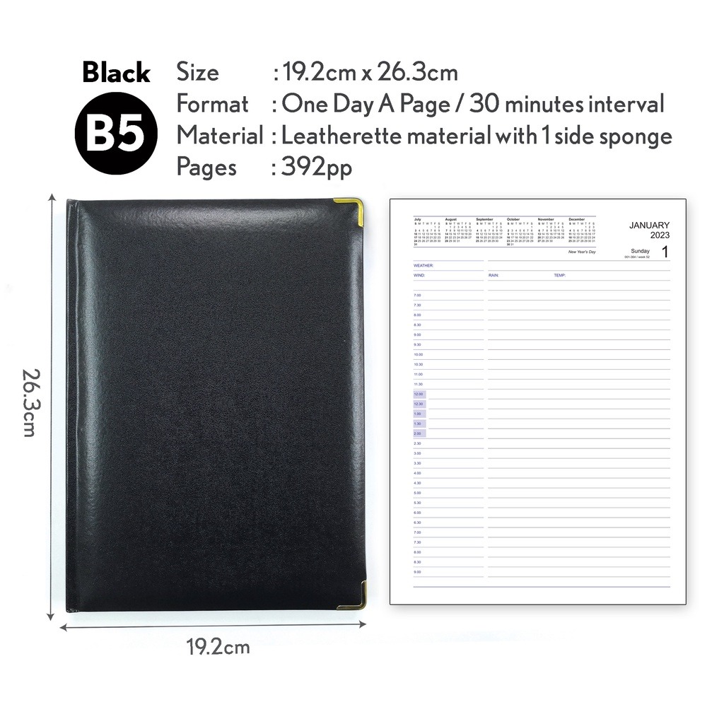 Diary Planner-B5 DR-06-03 - Image 5