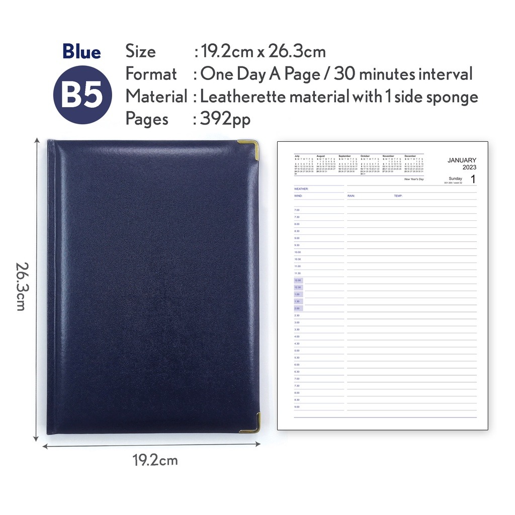 Diary Planner-B5 DR-06-03 - Image 6