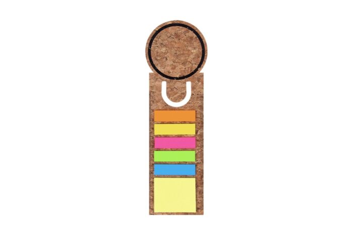 S100 MATILDA Bookmark with Sticky Notes Round Shape