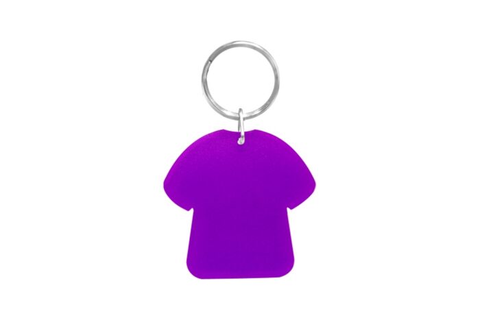 KP08 T Shirt Key Holder Plastic Purple