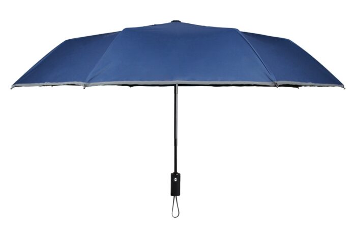 21.5 Tri Fold Auto Umbrella Blue