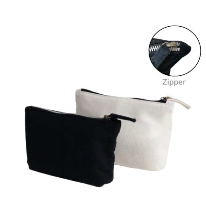 Canvas Pouch with Zipper-10oz (23x14x4.5) CB-03-01